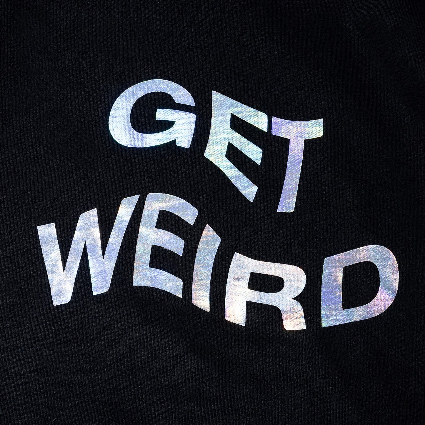 Get Weird Hologram Hoodie