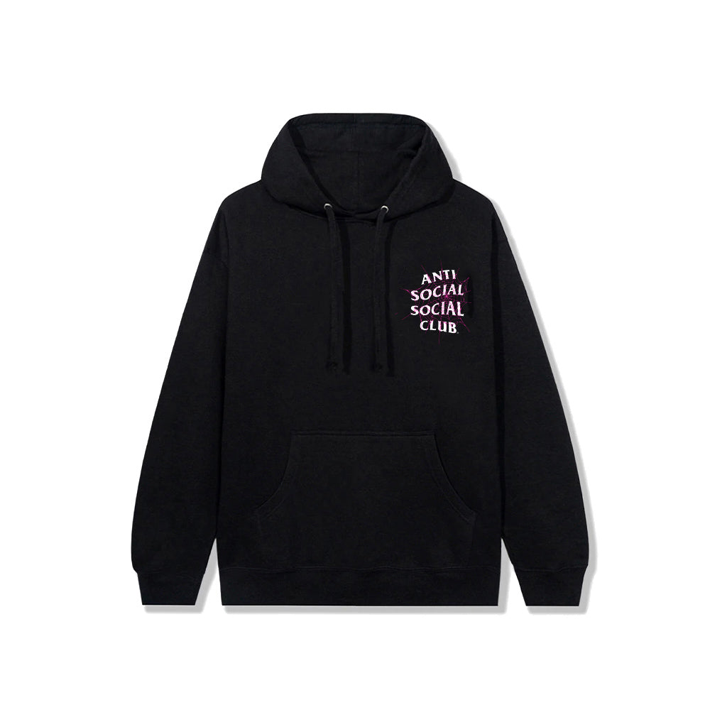 Black Spiderweb Hooded Sweatshirt